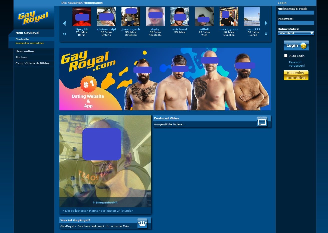 Titelbild: GayRoyal – Die Plattform mit Camchat und Videomöglichkeiten