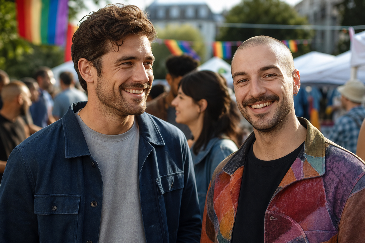 Titelbild: Kleine Pride-Events: Warum Gay Singles dort leichter echte Kontakte knüpfen